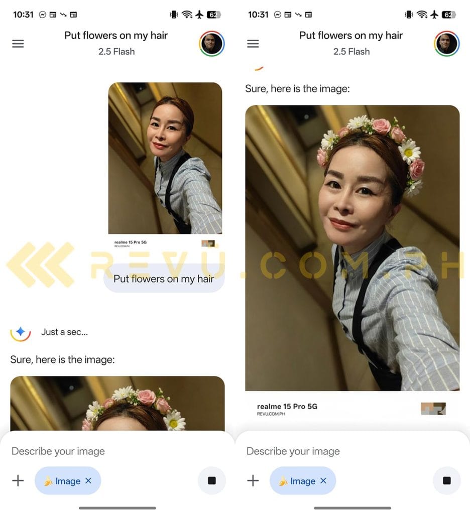 realme 15 Pro AI Genie sample and guide via Revu Philippines