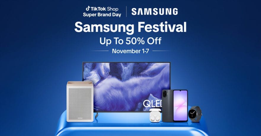 Samsung Festival TikTok Shop Super Brand Sale details via Revu Philippines