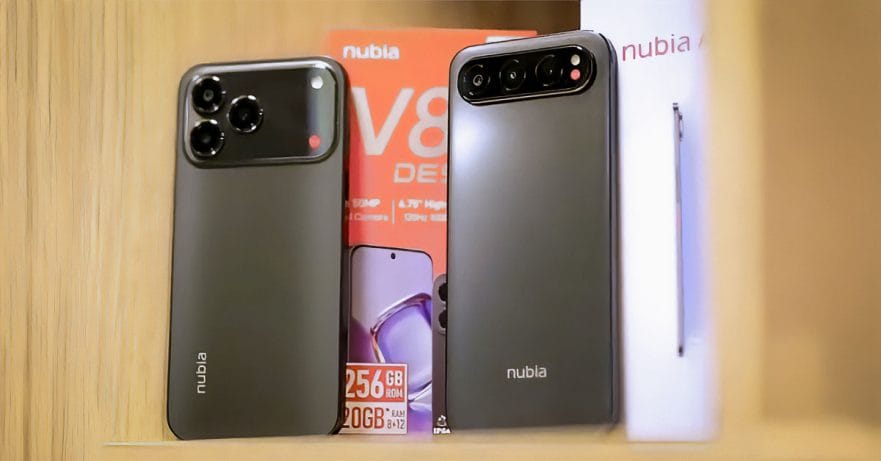 nubia V80 Design and nubia Air price and specs via Revu Philippines