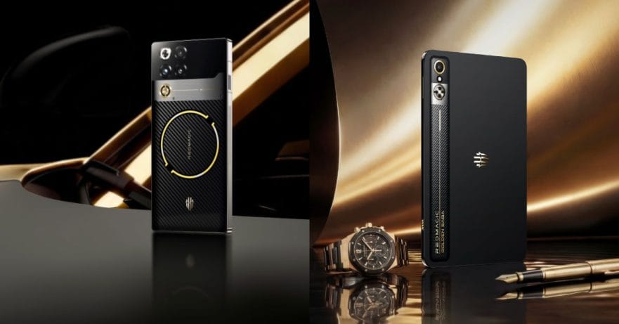 Redmagic 11 Pro Golden Saga and Redmagic Astra Gaming Tablet Golden Saga price and specs via REVU Philippines