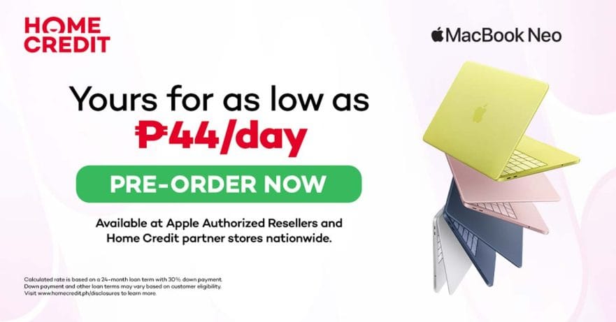 Apple MacBook Neo installment promo Home Credit REVU Philippines