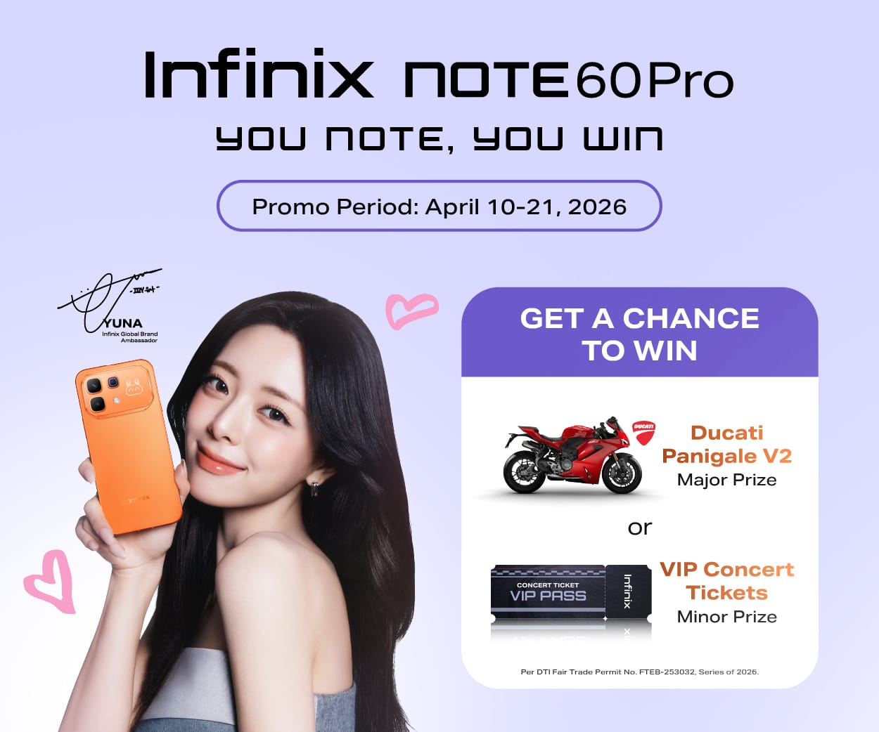 Infinix Note 60 Pro preorder raffle promo REVU Philippines