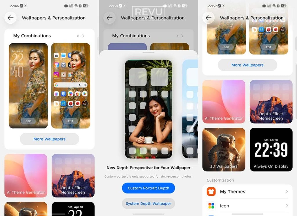 TECNO CAMON 50 Ultra 5G customizing home screen and lock screen REVU Philippines