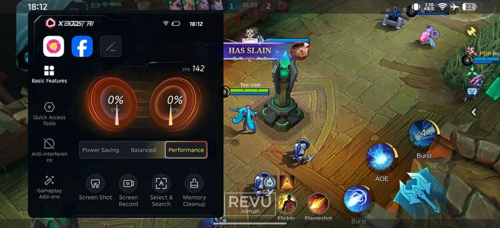 Infinix GT 50 Pro Mobile Legends Bang Bang gaming performance REVU Philippines