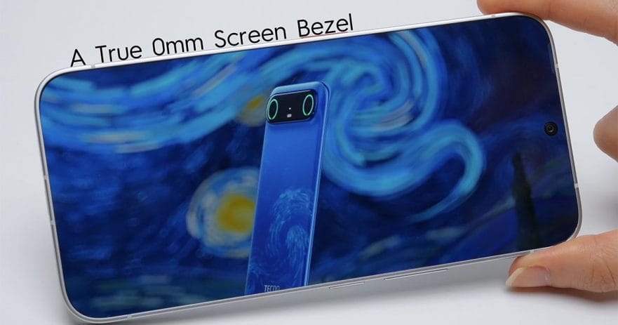 TECNO Next-Gen Bezelless Concept Phone first look teaser REVU Philippines