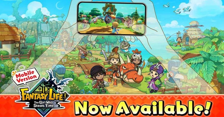 Fantasy Life i- The Girl Who Steals Time Android iOS mobile release price features REVU Philippines