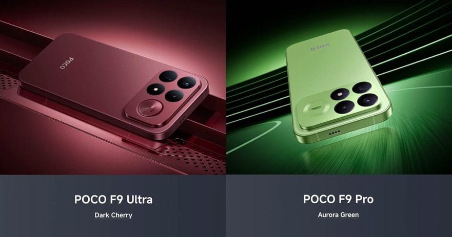POCO F9 Ultra and POCO F9 Pro design and colors REVU Philippines