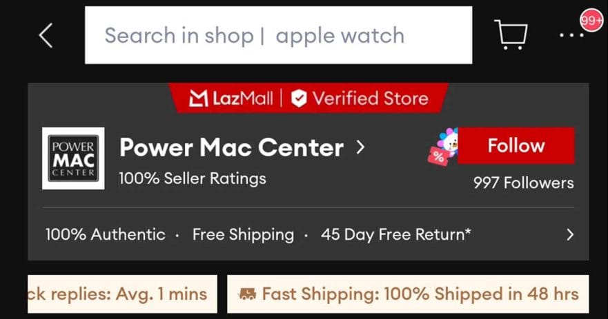 Power Mac Center Lazada LazMall official store REVU Philippines