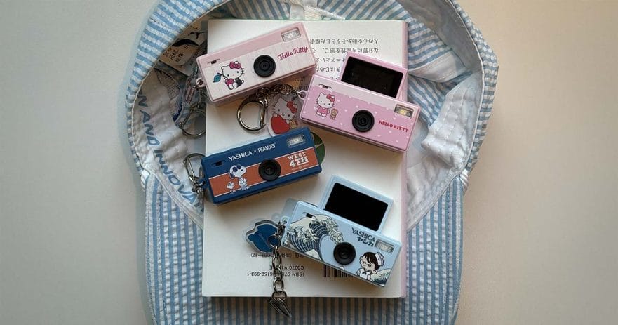 Yashica FUNtastic Keychain Camera Sailor Boy Basketball Snoopy Hello Kitty Cherries Polka Dot Edition price specs REVU Philippines