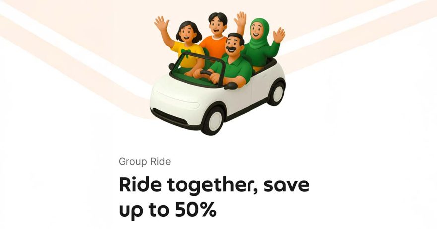 GrabCar Group Ride with automatic fare splitting REVU Philippines