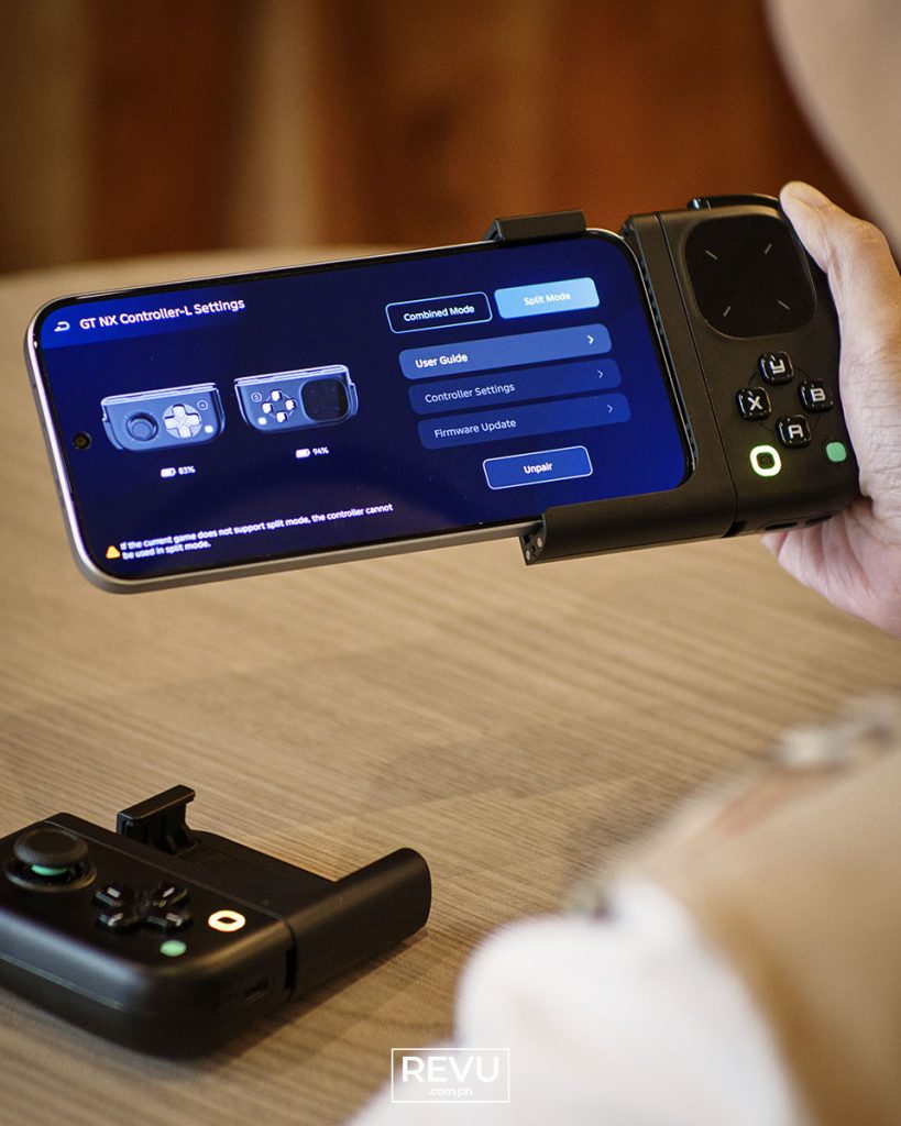 Infinix GT NX Controller split controllers REVU Philippines 4